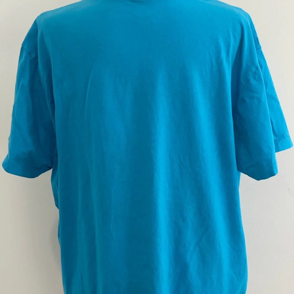 U.S. Polo Association L Blue Sleeve‎ Sleeve T-Shirt w Embroidered White Logo 205 - Picture 5 of 7